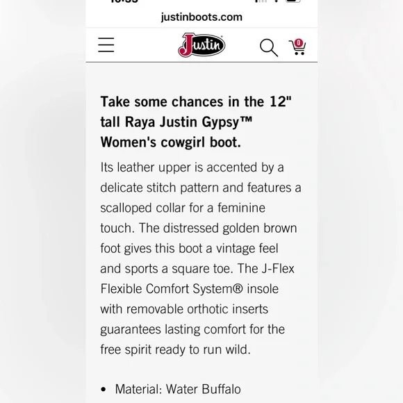 Justin Cowboy Cowgirl  Boots Women Girls Size 9, Brown leather - Picture 14 of 14